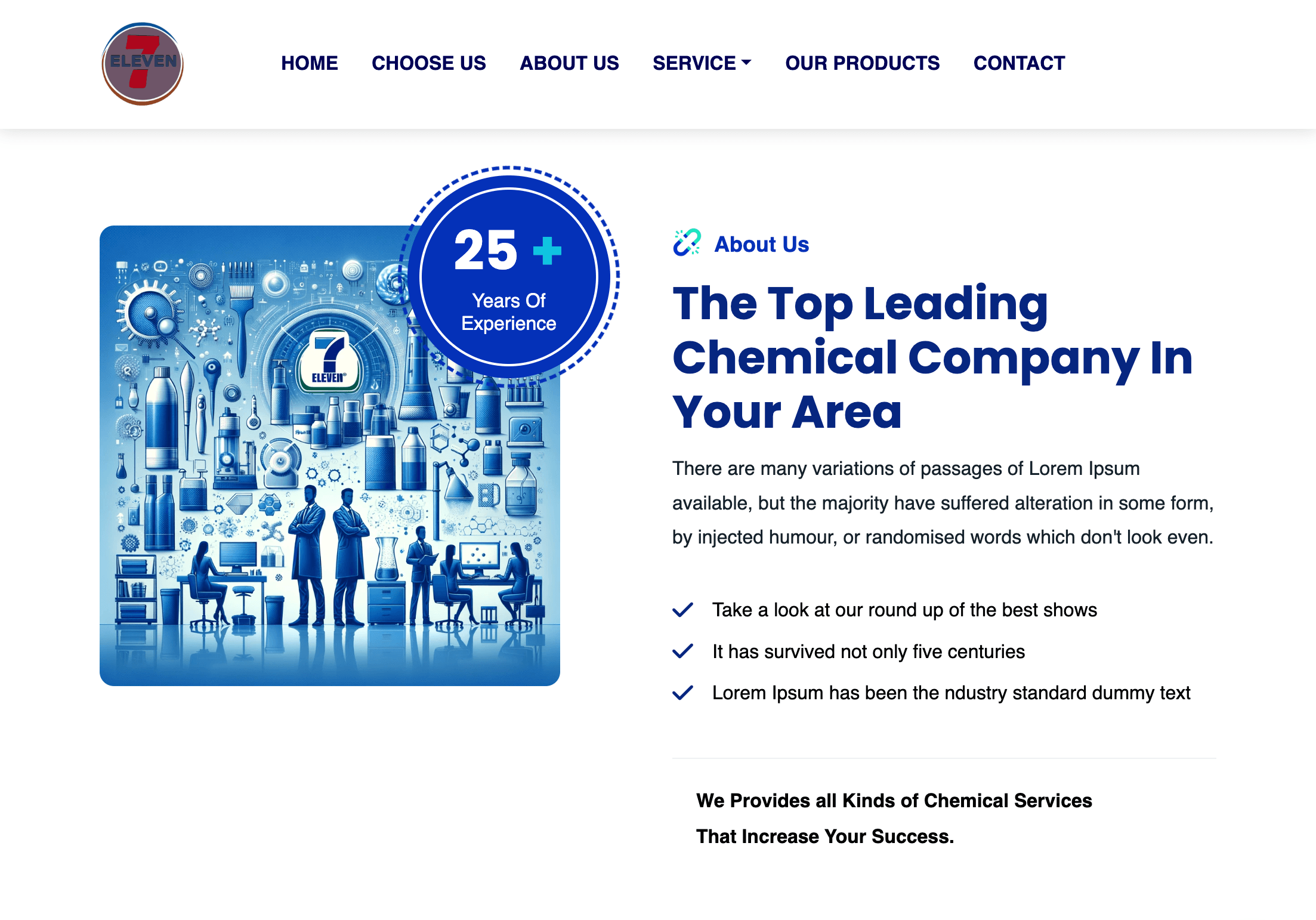 Seven Eleven Detergents and Disinfectants Website 2