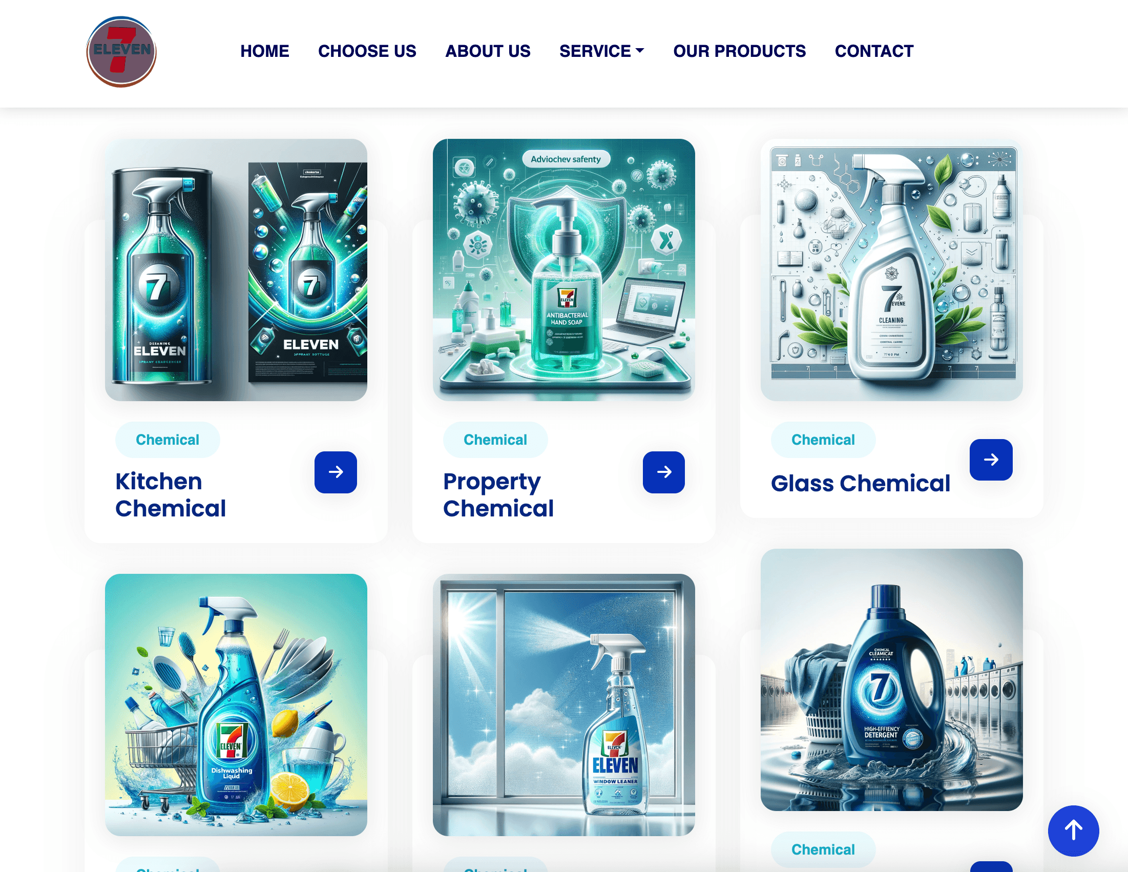 Seven Eleven Detergents and Disinfectants Website 3